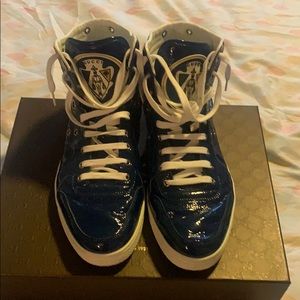 Gucci Patent Leather Sneakers
